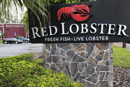 A Red Lobster restaurant is shown Sept