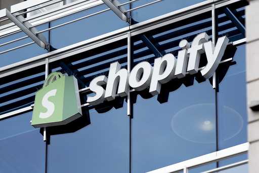 The Ottawa, Ontario, headquarters of Canadian e-commerce company Shopify is seen, May 29, 2019
