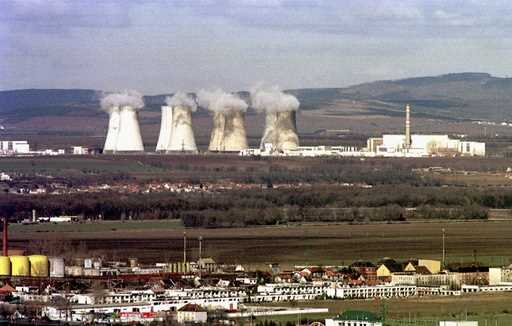 The nuclear power plant of Jaslovske Bohunice is pictured, in Bohunice, western Slovakia, March 22,…