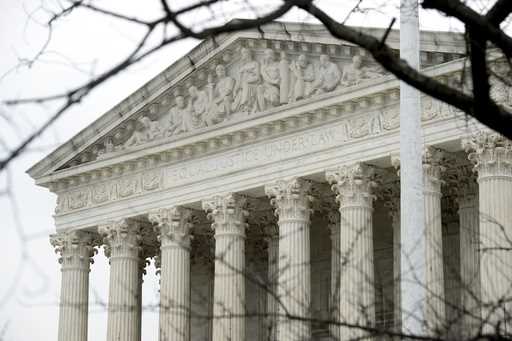 The Supreme Court is seen on Capitol Hill, February 27, 2025, in Washington