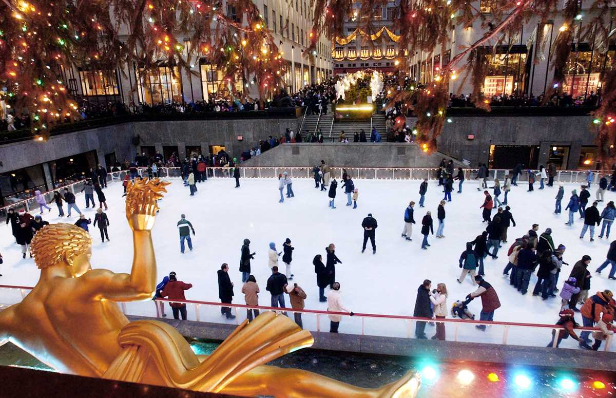AP A NY USA Rockefeller Ice Rink