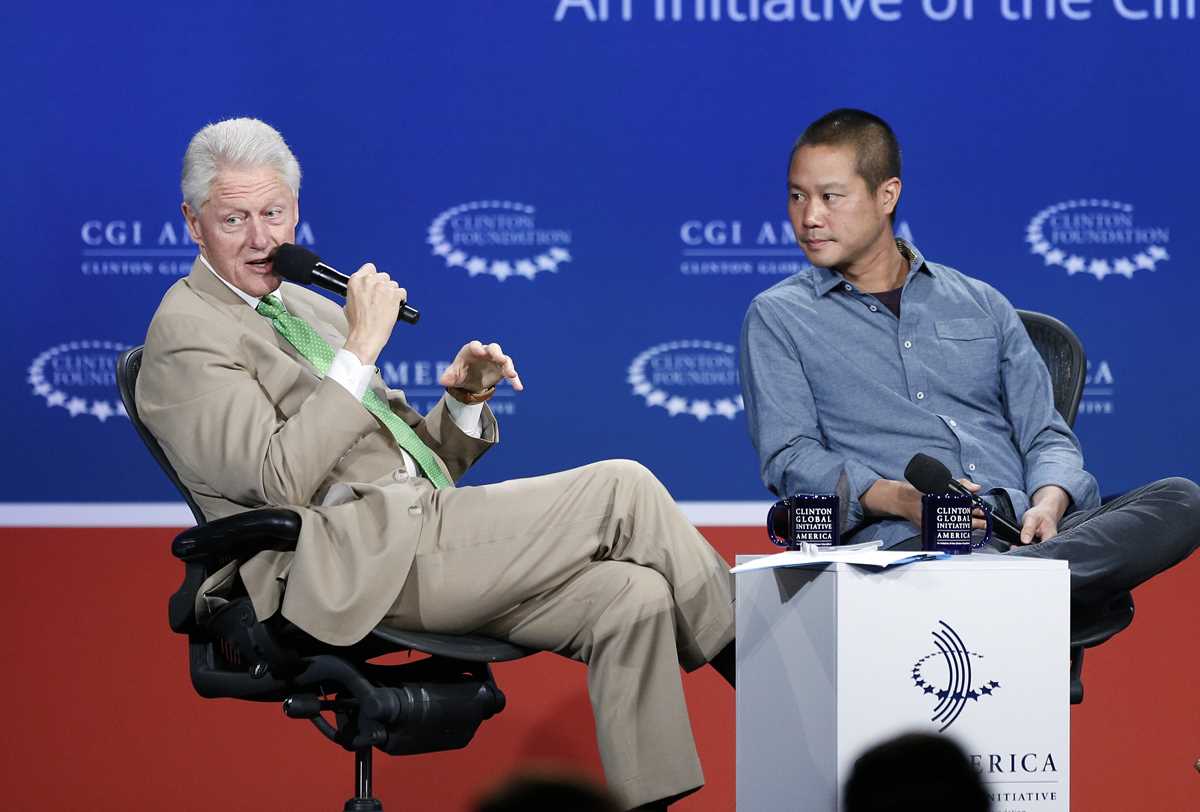 Bill Clinton, Tony Hsieh