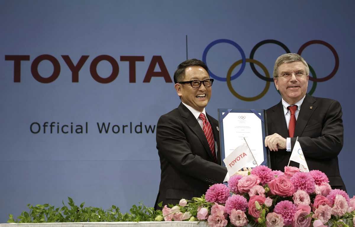 Thomas Bach, Akio Toyoda