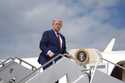 President Donald Trump boards Air Force One to depart Joint Base Andrews, Md