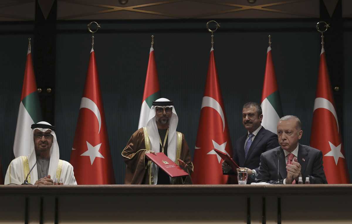Recep Tayyip Erdogan, Sheikh Mohammed bin Zayed Al Nahyan