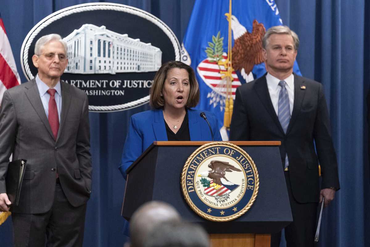 Merrick Garland, Lisa Monaco, Christopher Wray