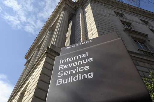 The exterior of the Internal Revenue Service…