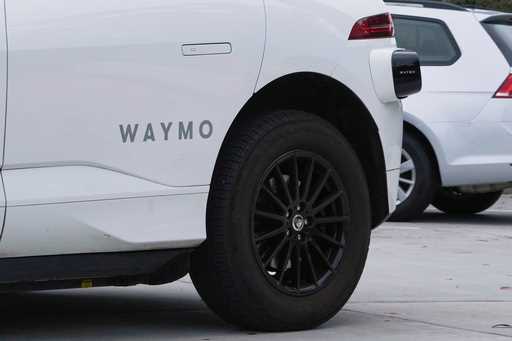 A Waymo vehicle drives in San Francisco, Thursday, July 3, 2025. (AP Photo/Jeff Chiu, File)
