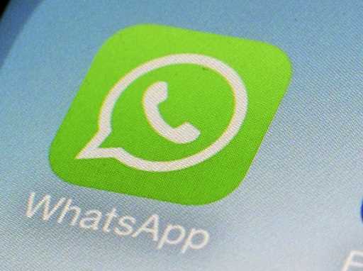 This February 19, 2014, file photo, shows WhatsApp app icon on a smartphone in New York