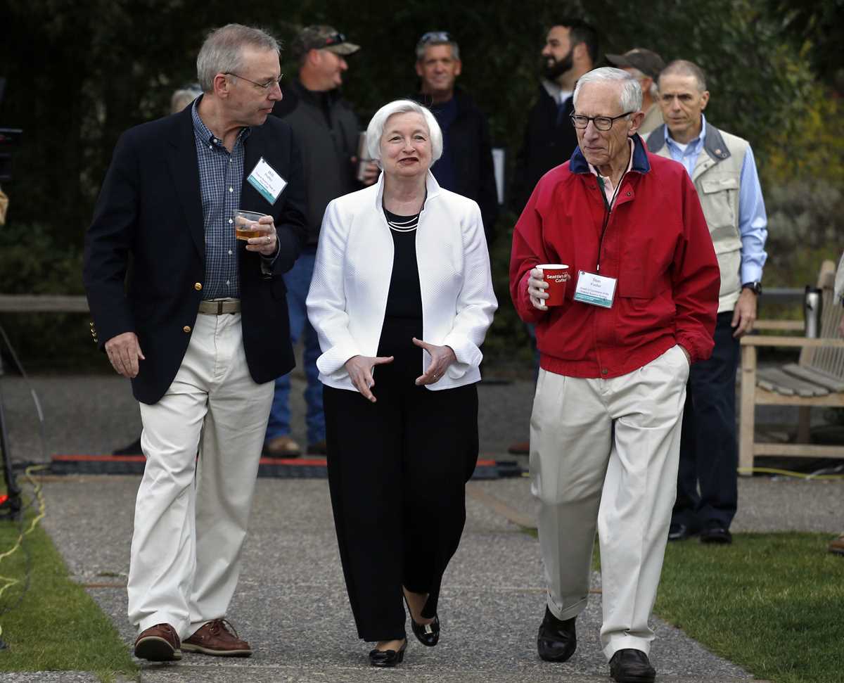 Janet Yellen, Stanley Fischer, Bill Dudley