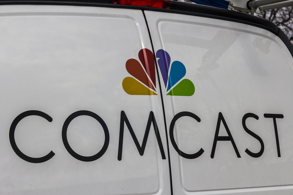 Comcast stock price 