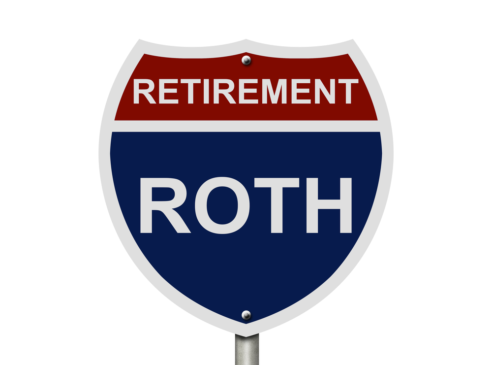 An American road interstate sign with words Retirement and ROTH: Is a Roth IRA right for you?