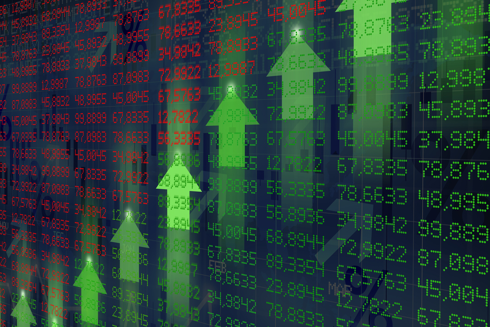 Stocks going up 