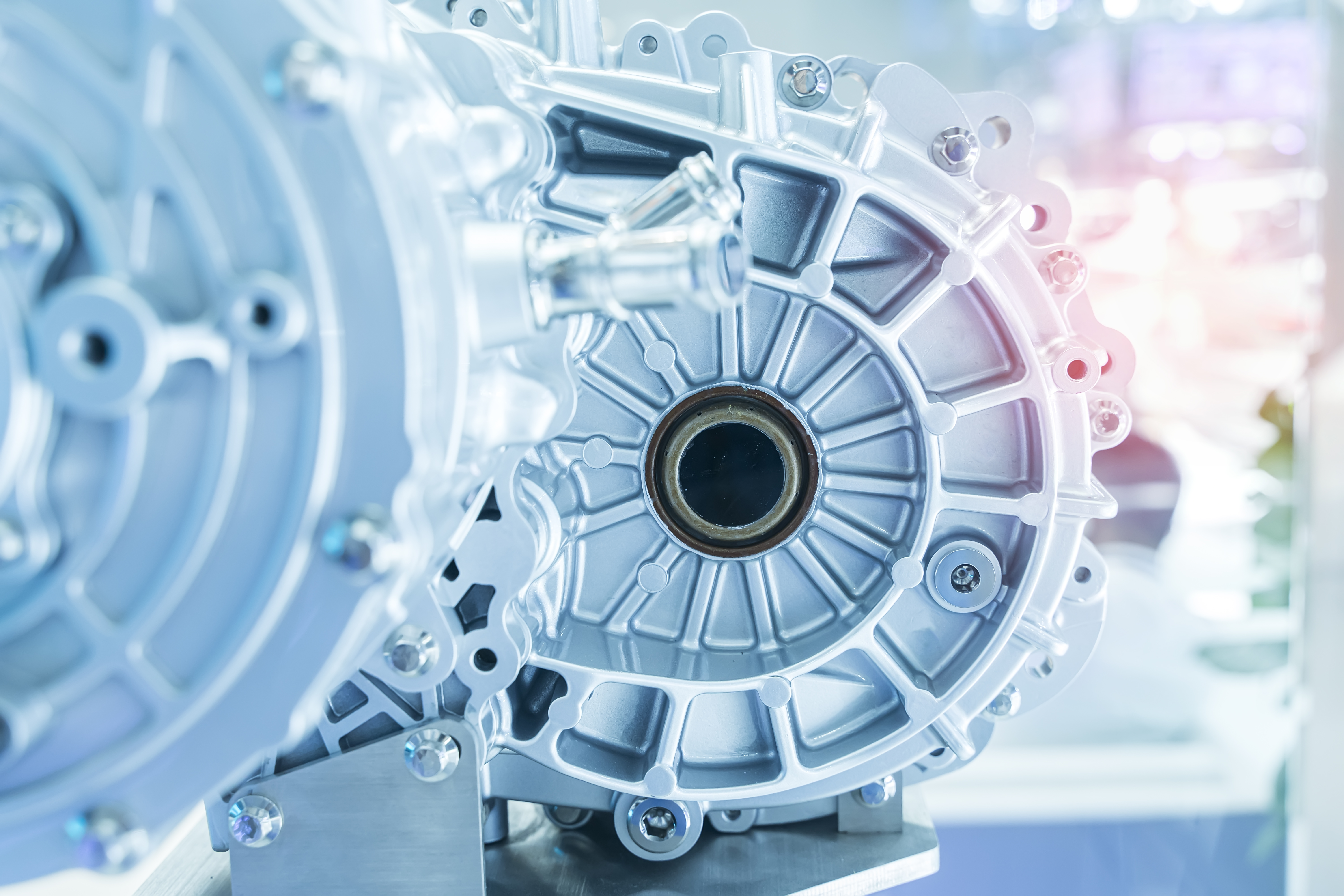closeup photo of electric vehicle car part
