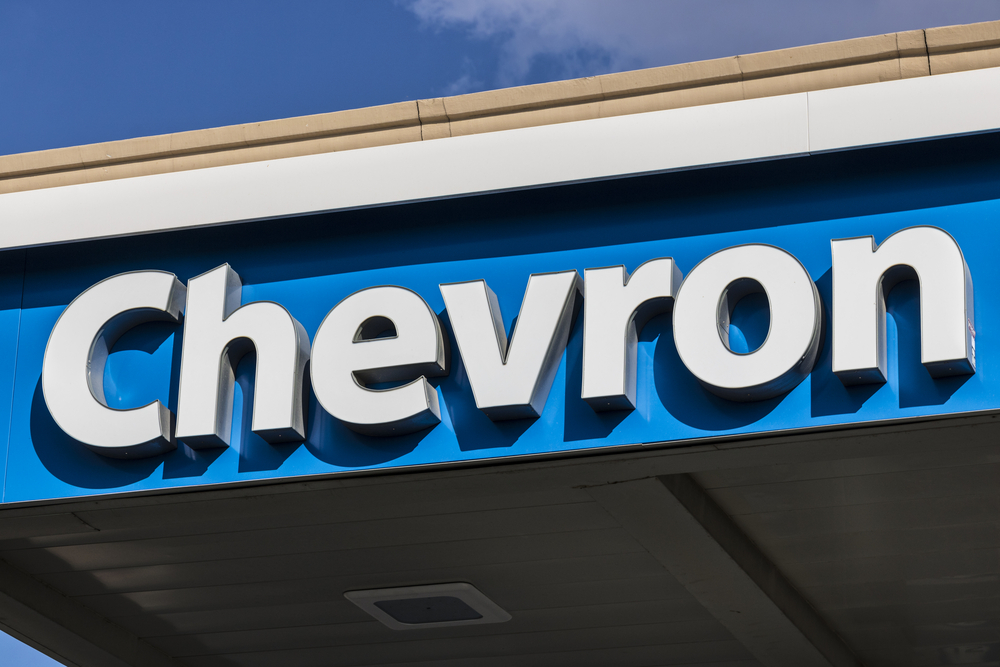 chevron stock price 