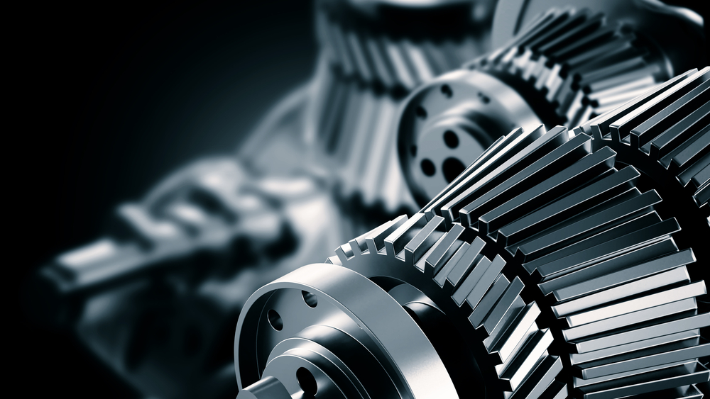 Visualization of Computer Aided Design CAD in mechanical or industrial design and machine engineering