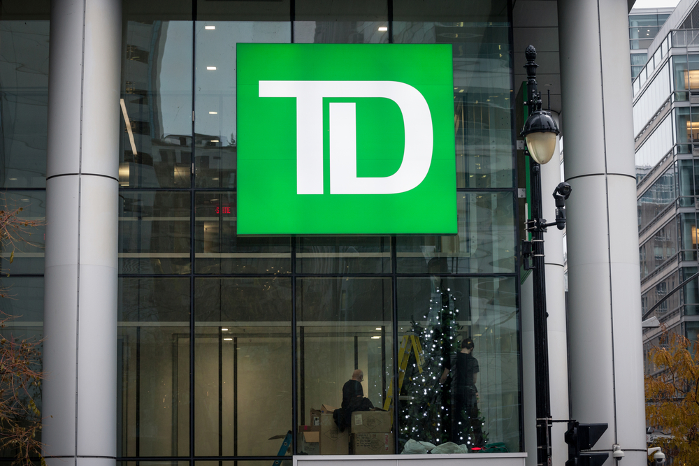 Toronto-Dominion bank sign 