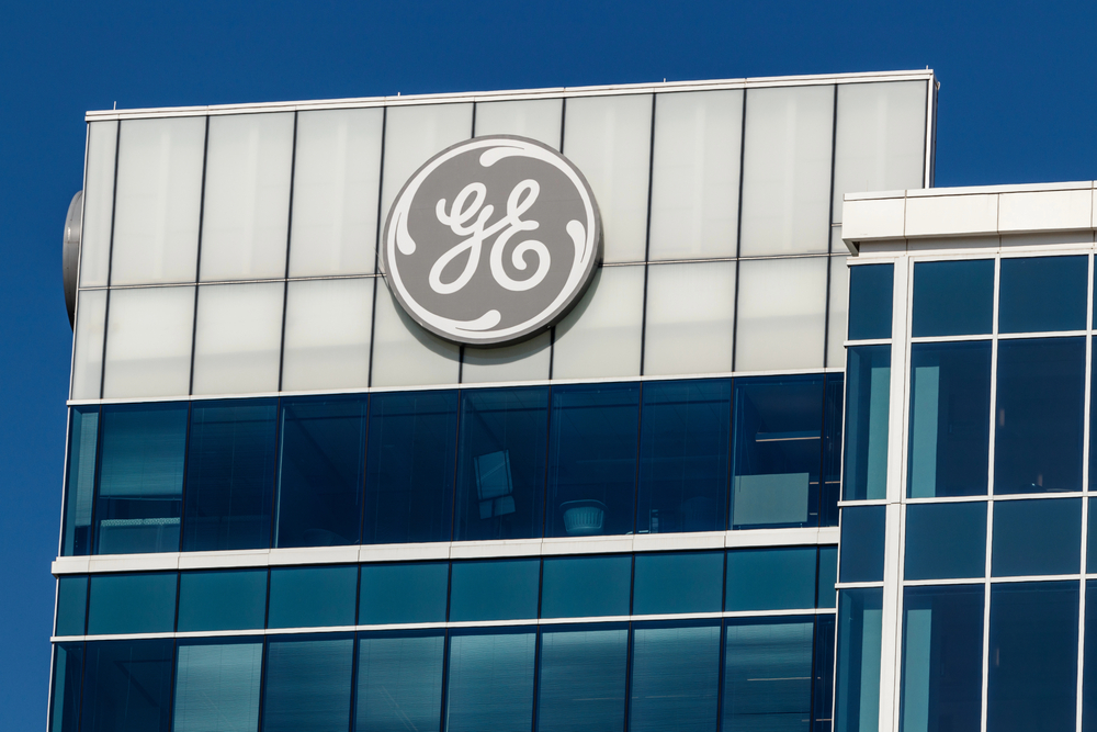 GE logo sign