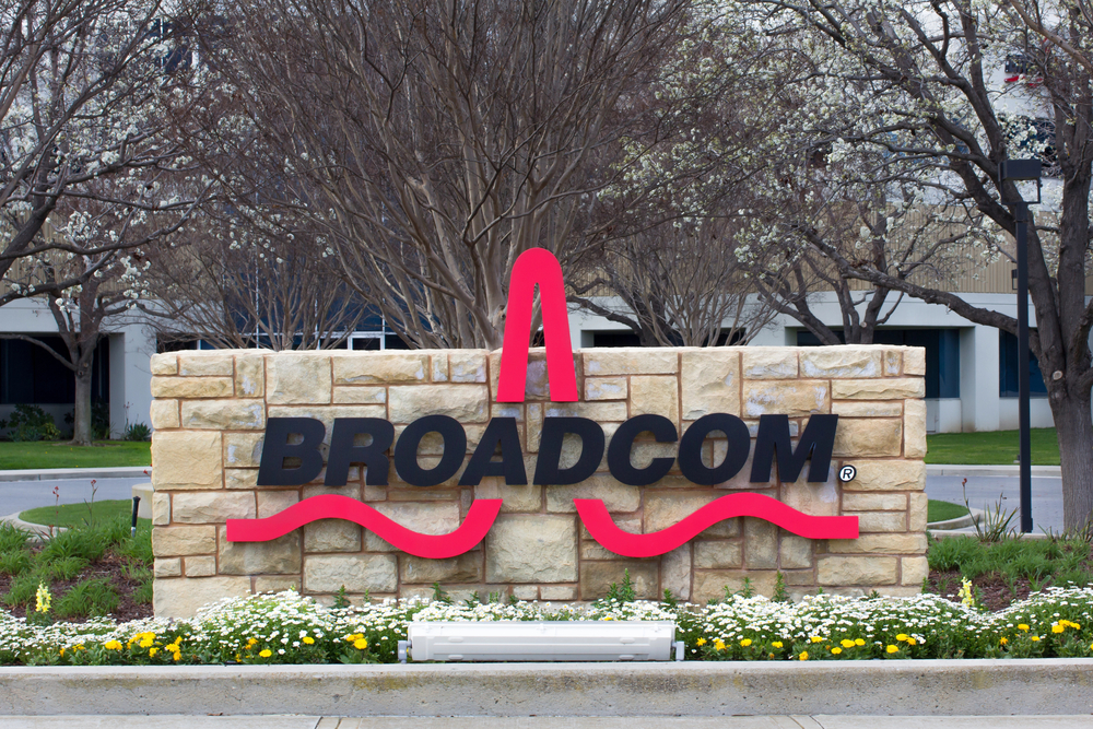 Broadcom logo sign