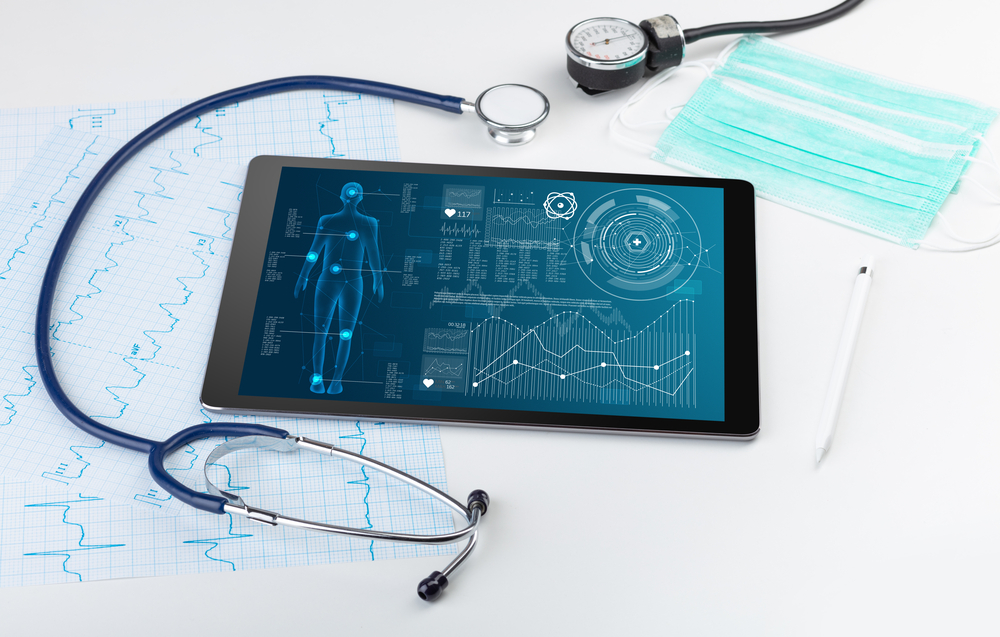 Medical full body screening software on tablet and healthcare devices