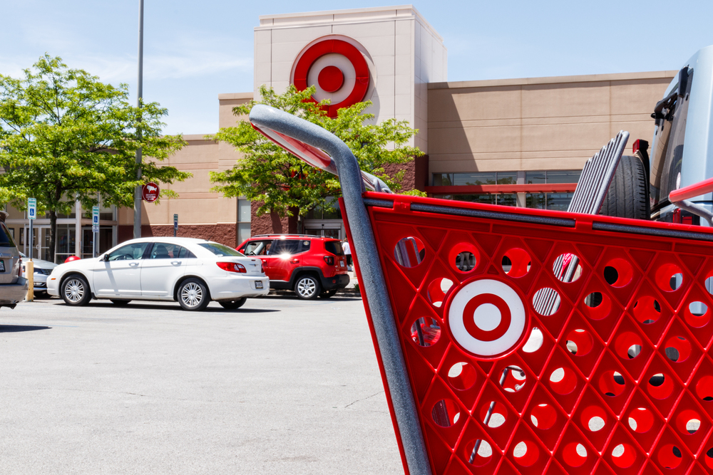 Target Retail Store shopping cart
