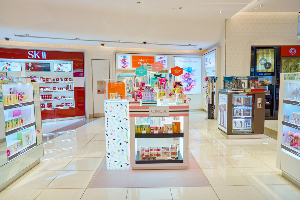 makeup beauty store interior