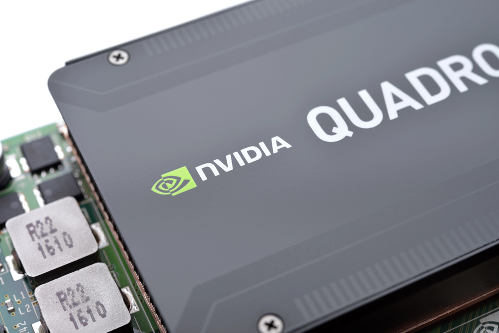 Nvidia logo quadro semiconductor