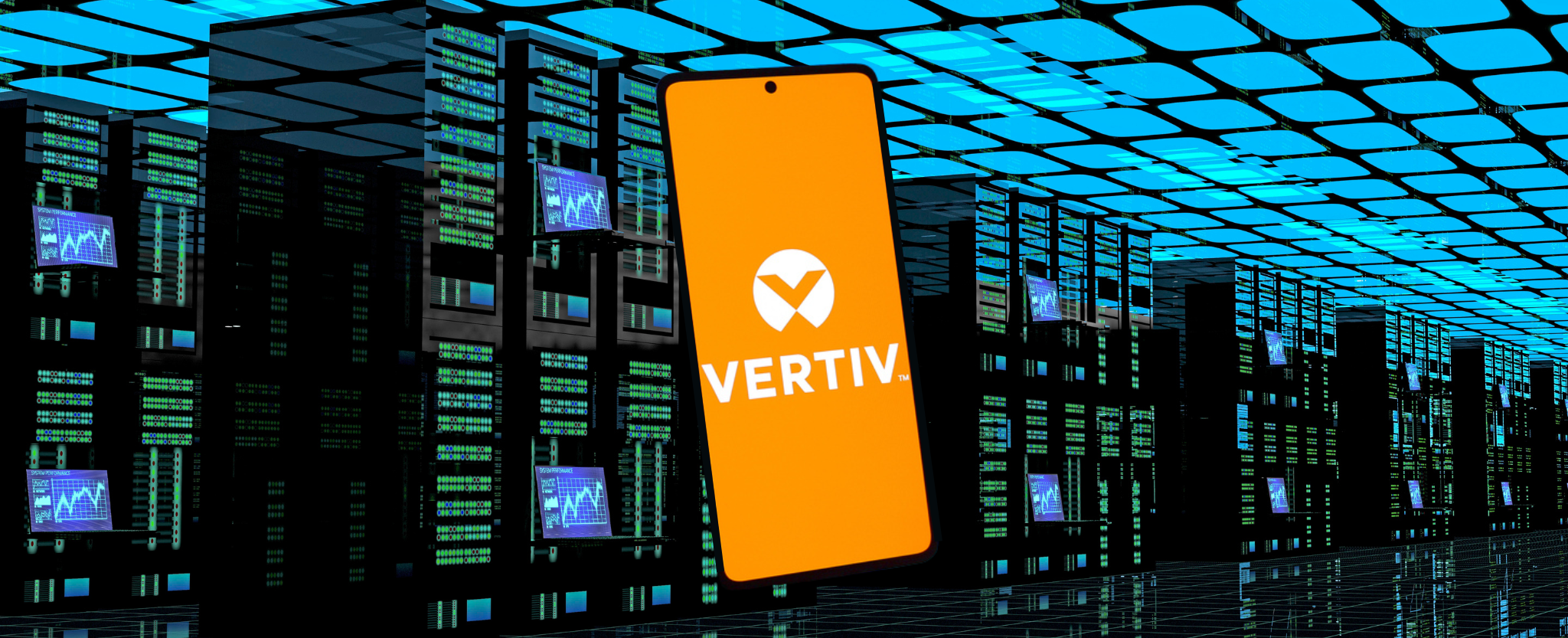 Vertiv logo data center