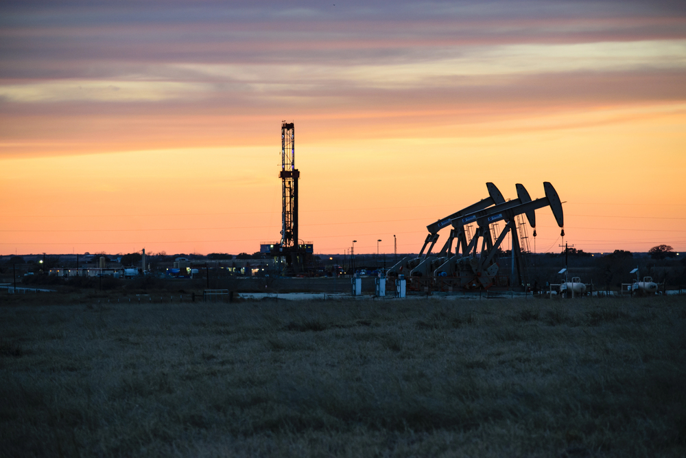American Shale Gas Drilling Rig — Photo