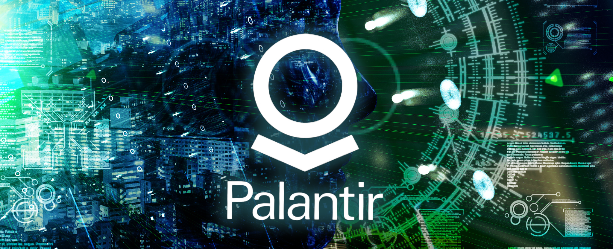 Palantir logo AI