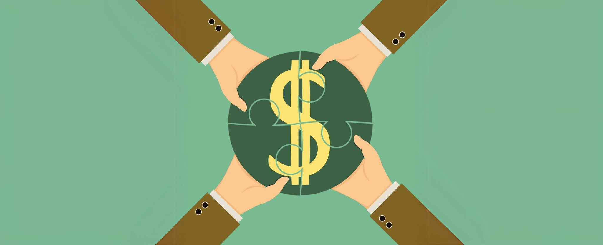 Dividend payouts puzzle pieces