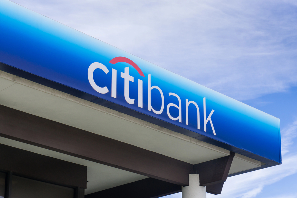 Citibank bank exterior and sign — Stock Editorial Photography