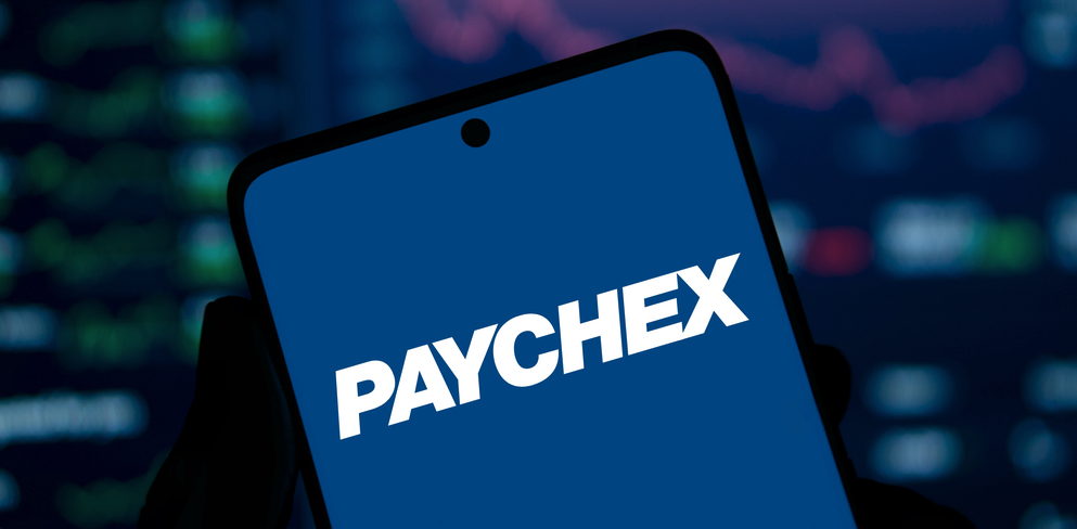 Dhaka, Bangladesh- 28 Dec 2024: Paychex logo is displayed on smartphone. — Stock Editorial Photography