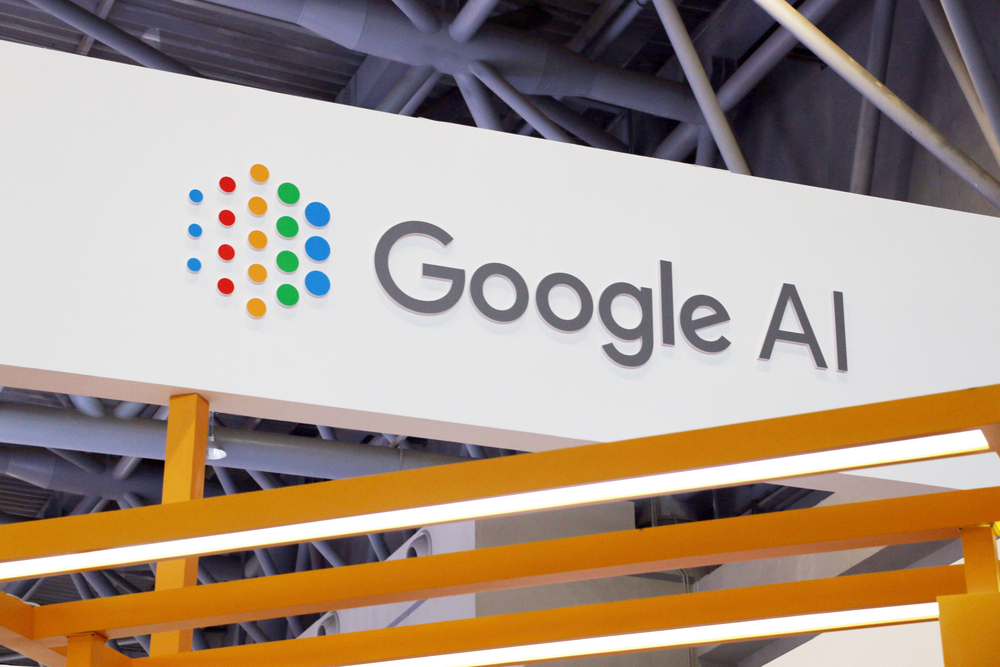 Photo of Google AI sign