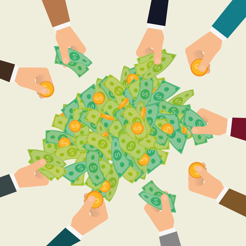 Business investors design, vector illustration eps 10