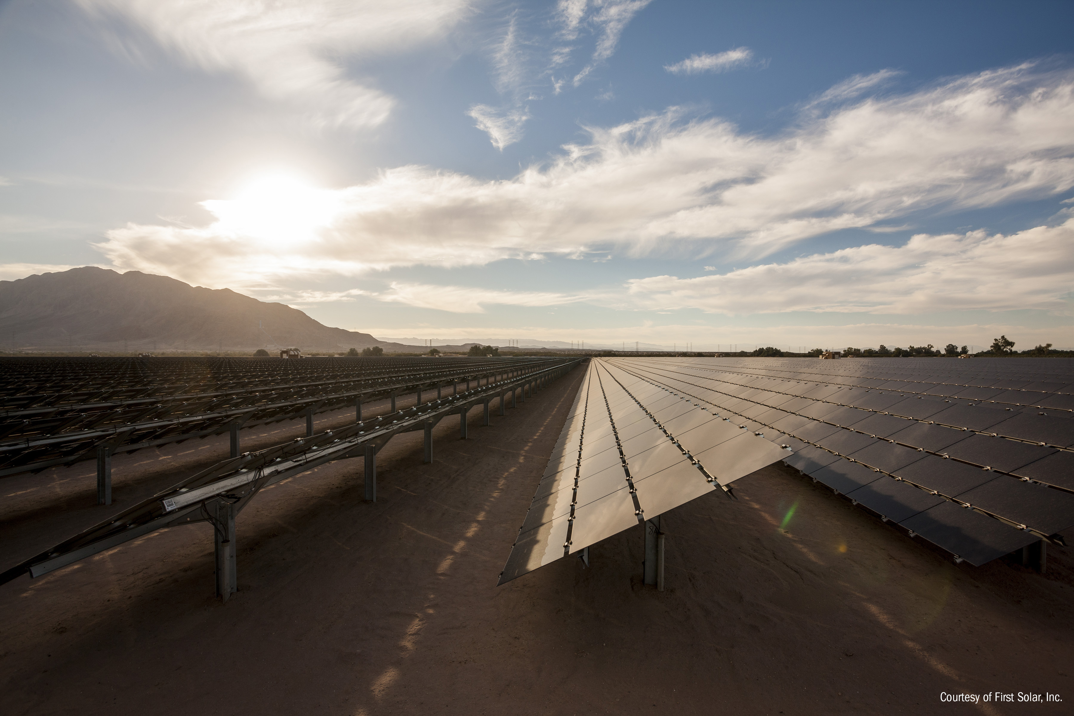 Solar PV Plant Source: First Solar media library