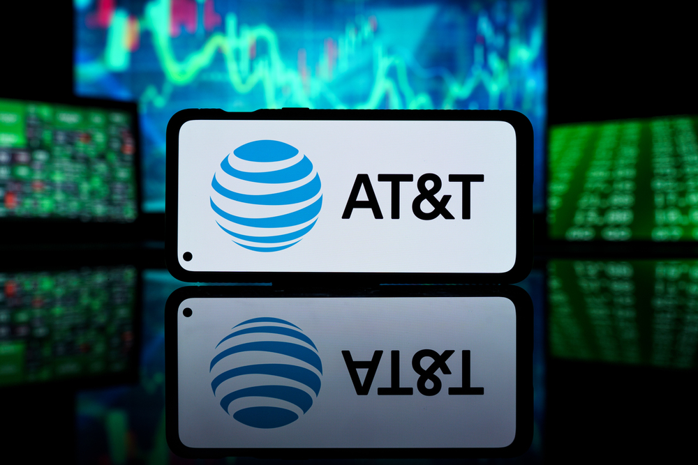 AT&T stock price 