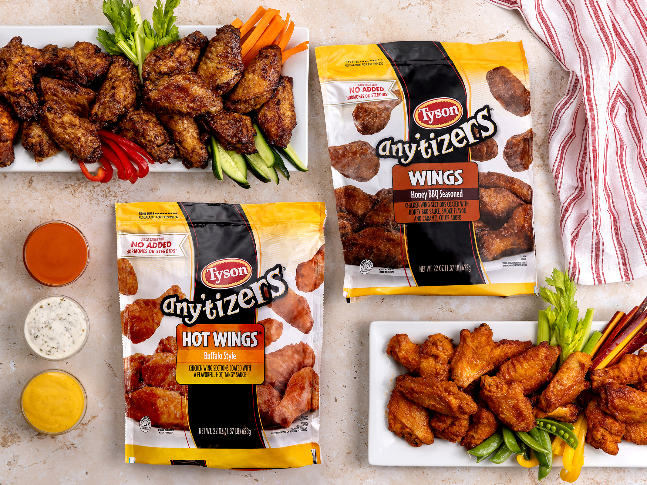 Tyson Foods Anytizers Wings Source: Tyson Foods Media Kit