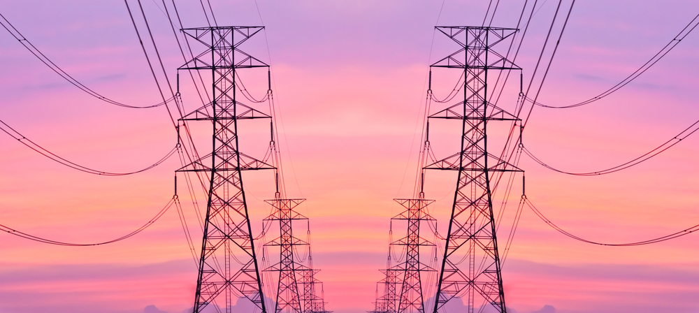 High voltage post — Photo