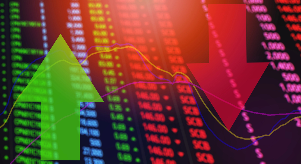 Up Down Stock market 