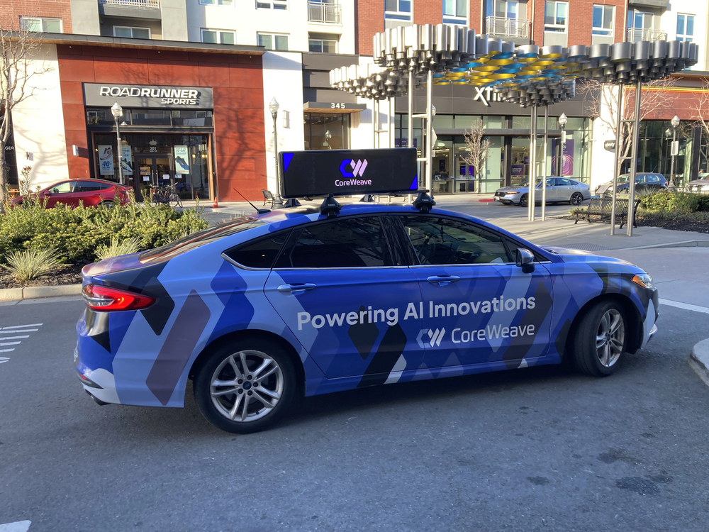 CoreWeave car 