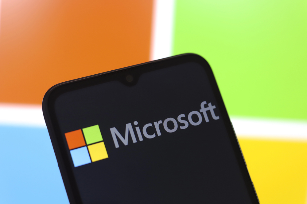 Microsoft on cellphone