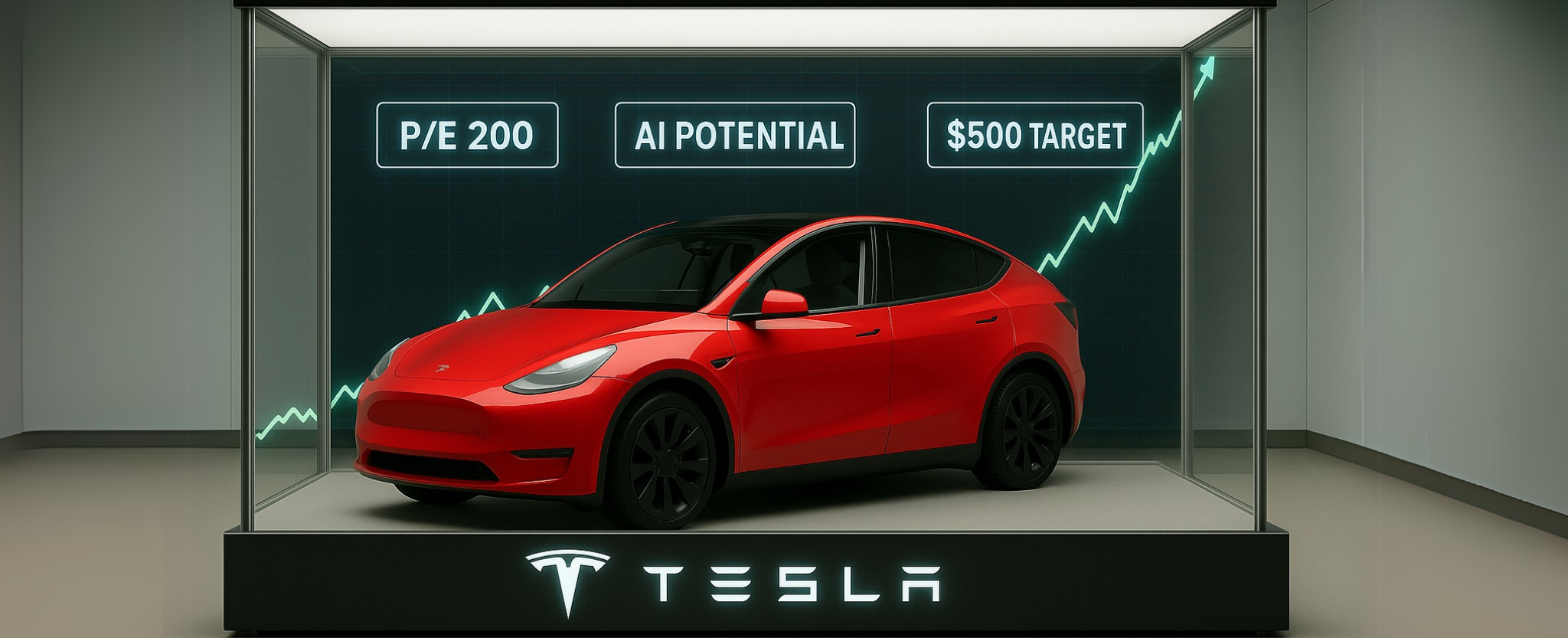 Tesla Bullish Fundamentals - This image is an original composition by MarketBeat using licensed and editorial elements. Not for redistribution or reuse.
