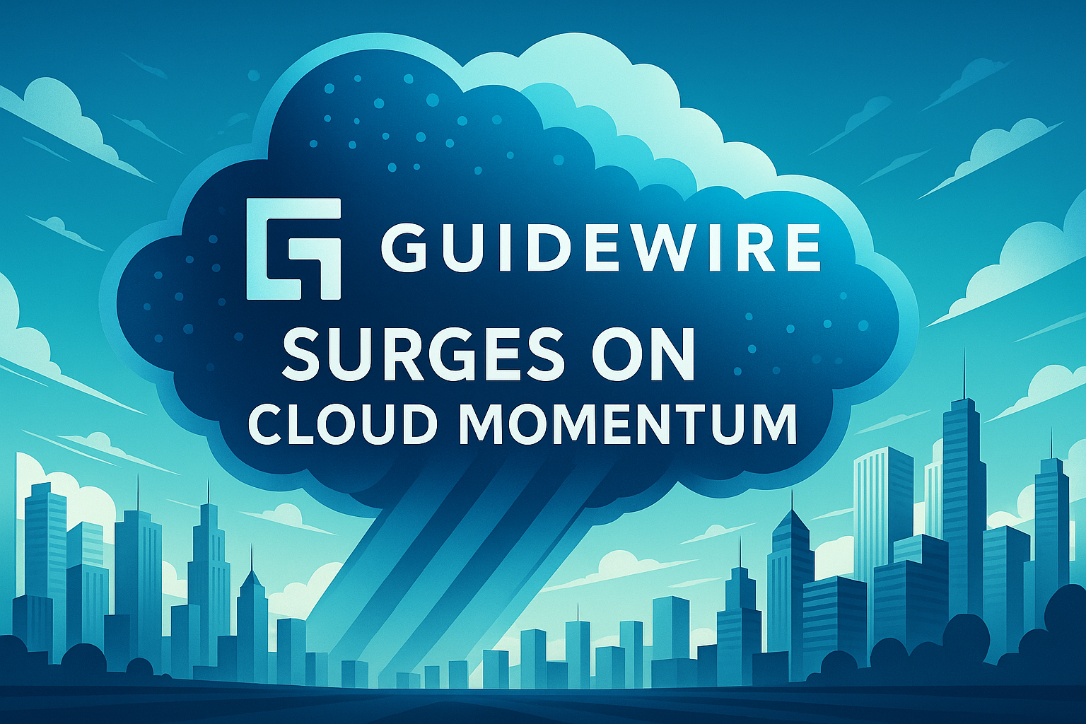 Guidewire Surges on Cloud Momentum - This image is an original composition by MarketBeat using licensed and editorial elements. Not for redistribution or reuse.
