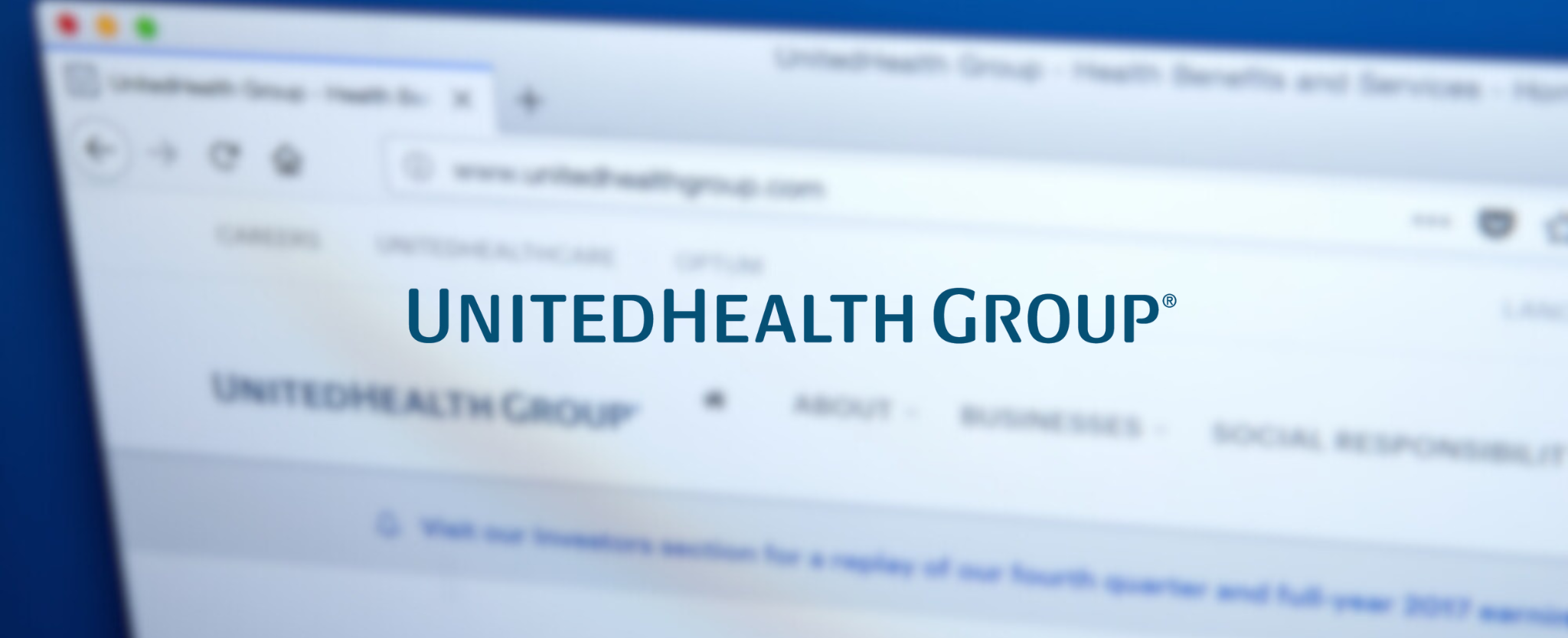 UnitedHealth Group Website and Logo