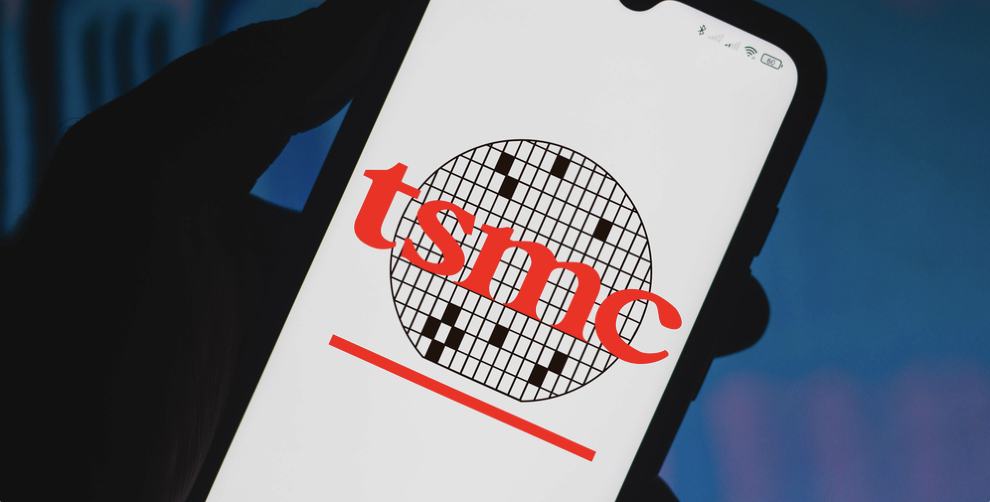 March 24, 2021, Brazil. In this photo illustration a Taiwan Semiconductor Manufacturing Company (TSMC) logo seen displayed on a smartphone — Photo by rafapress