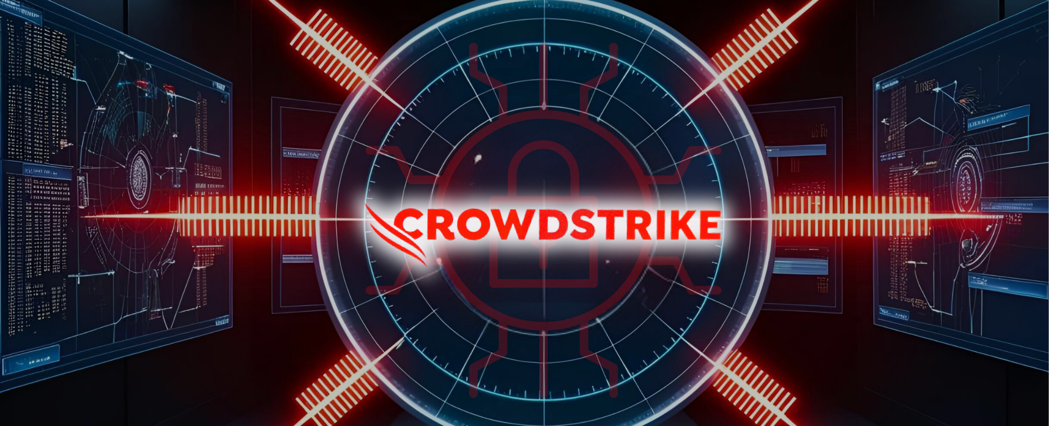 CrowdStrike cybersecurity technology concept - This image is an original composition by MarketBeat using licensed and editorial elements. Not for redistribution or reuse.