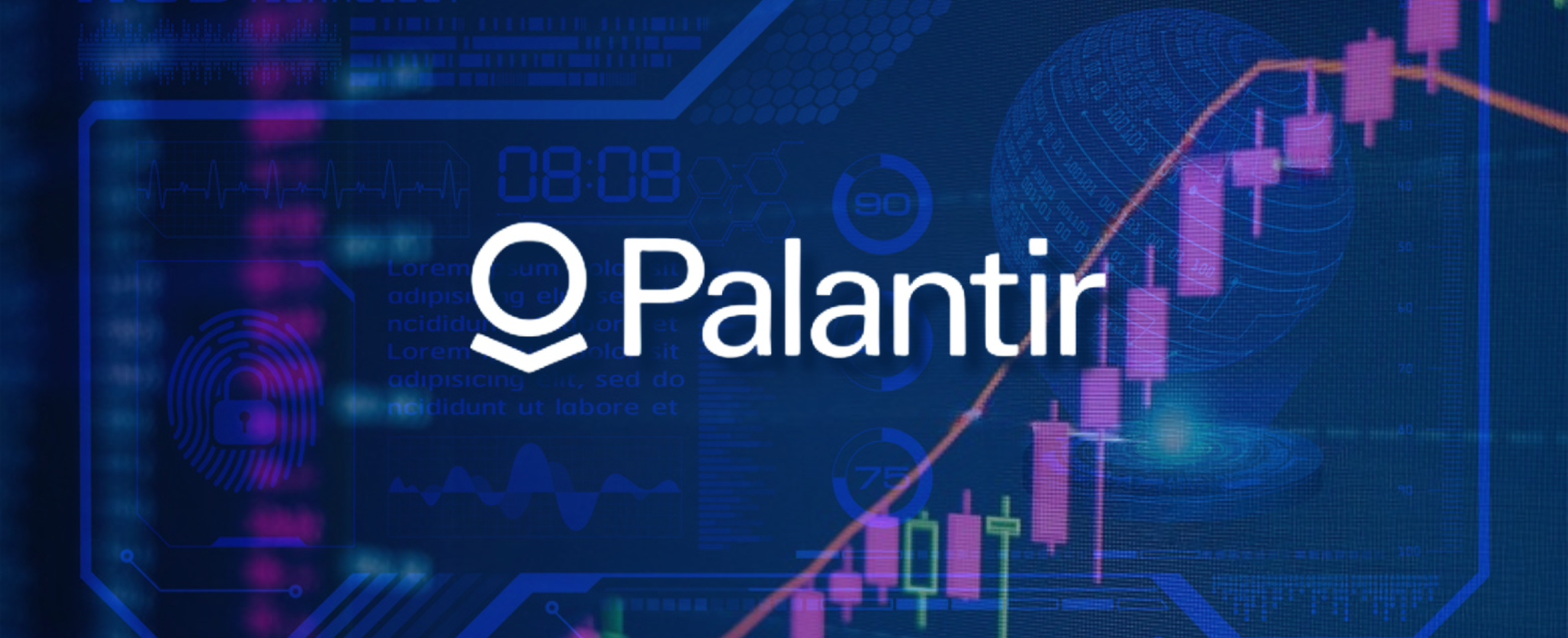Palantir all time high chart - This image is an original composition by MarketBeat using licensed and editorial elements. Not for redistribution or reuse.