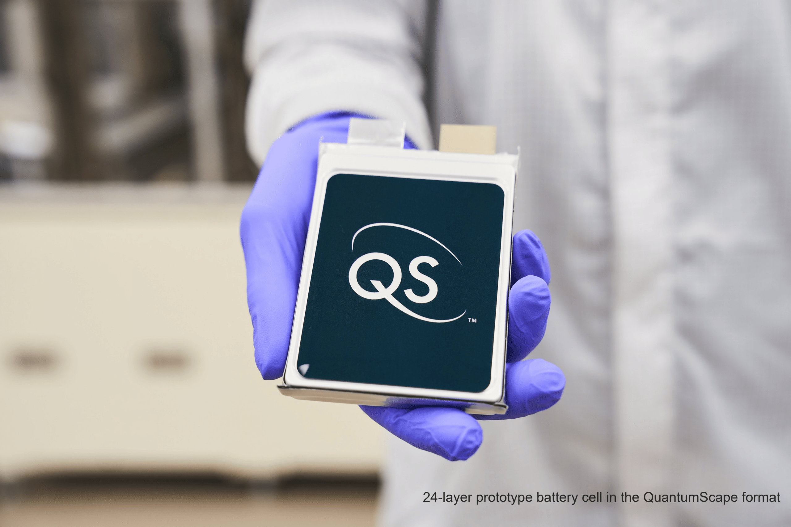 24-layer prototype battery cell in the QuantumScape format - Source: QuantumScape media library