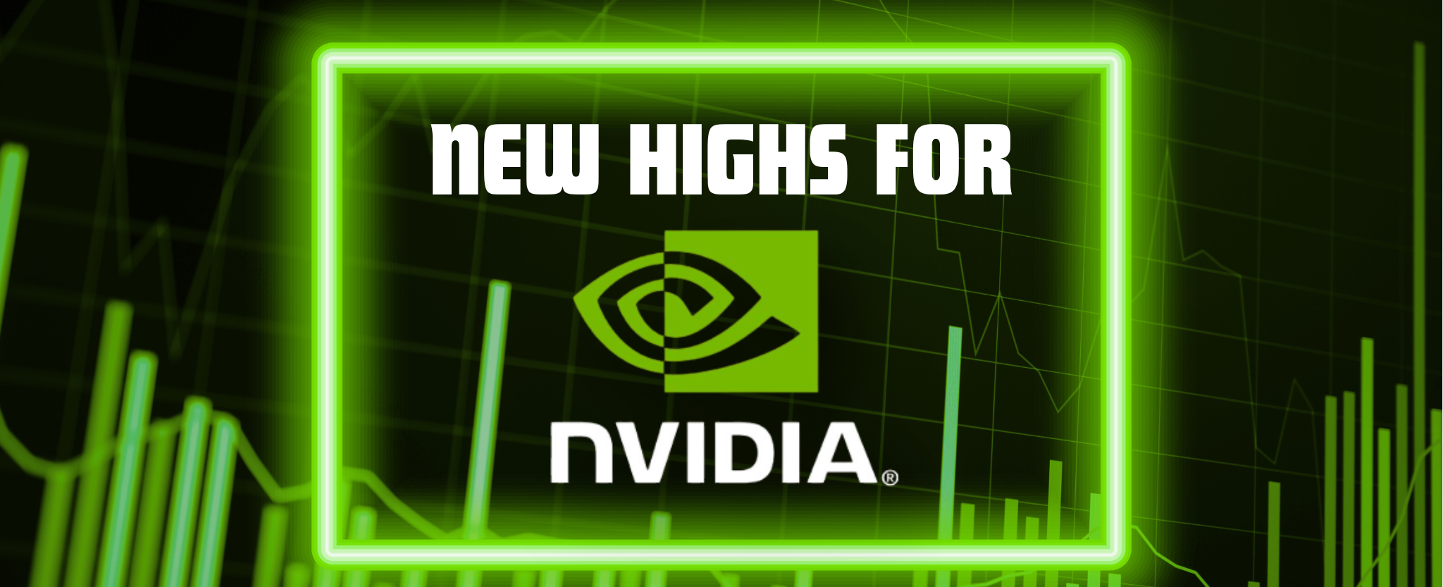 New Highs for NVIDIA - This image is an original composition by MarketBeat using licensed and editorial elements. Not for redistribution or reuse.
